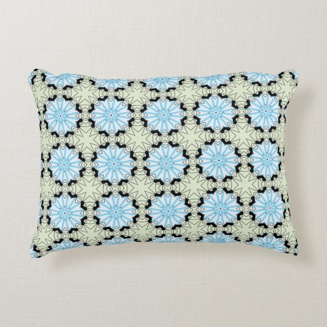 decorative pillow featuring a geometric pattern accent kussen (Voorkant)