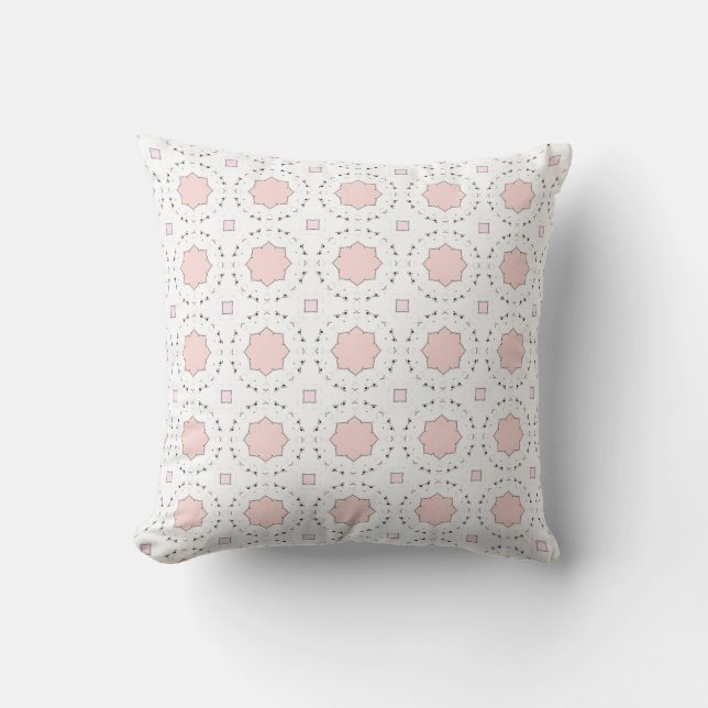 decorative pillow featuring a geometric pattern kussen (Voorkant)