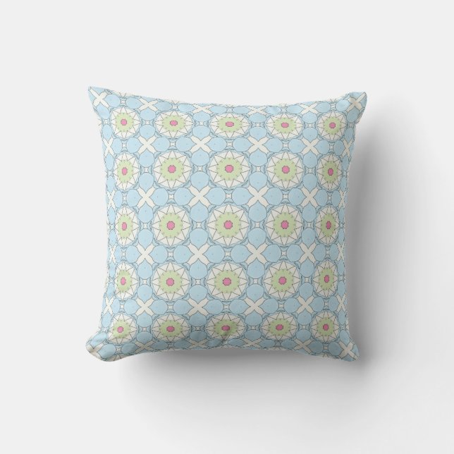 decorative pillow featuring a geometric pattern kussen (Voorkant)