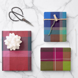 Decorative Plaid Inpakpapier Vel