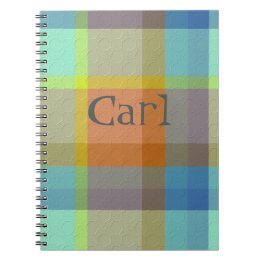 Decorative Plaid Notitieboek
