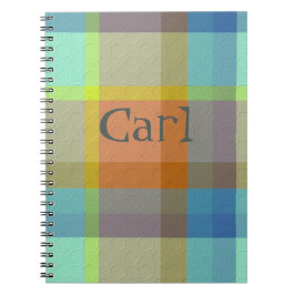 Decorative Plaid Notitieboek