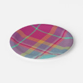 Decorative Plaid Papieren Bordje (Gekanteld)