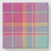 Decorative Plaid Stenen Onderzetter (Voorkant)