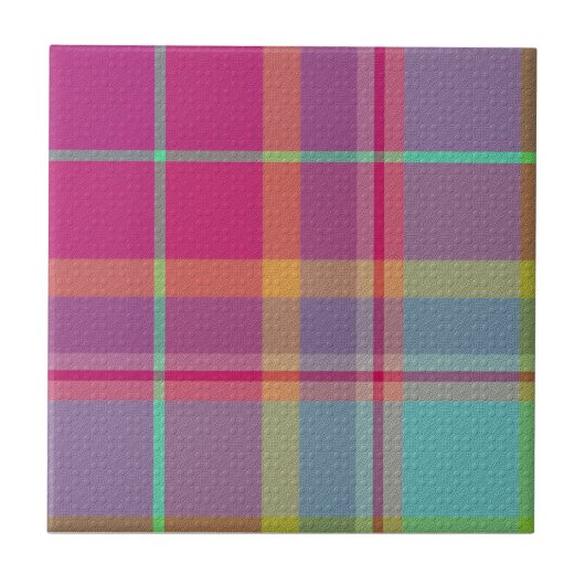  Decorative Plaid  Tegeltje (Voorkant)