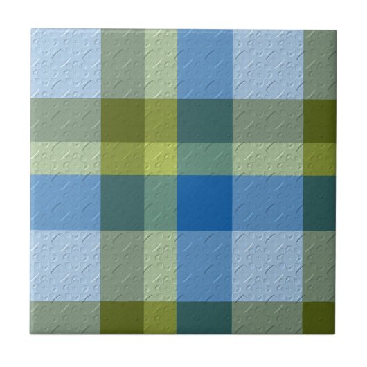  Decorative Plaid  Tegeltje (Voorkant)