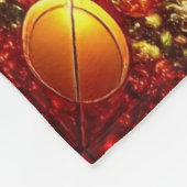 Decorative Red Green Fleece Blanket (Hoek)