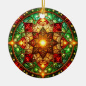 Decorative Red Green Holiday Ornament (Voorkant)