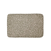 Decorative Retro Japanese Floral Pattern Badmat (Voorkant)