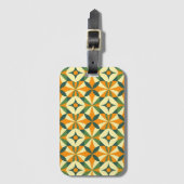 Decorative retro seamless pattern bagagelabel (Voorkant (verticaal))