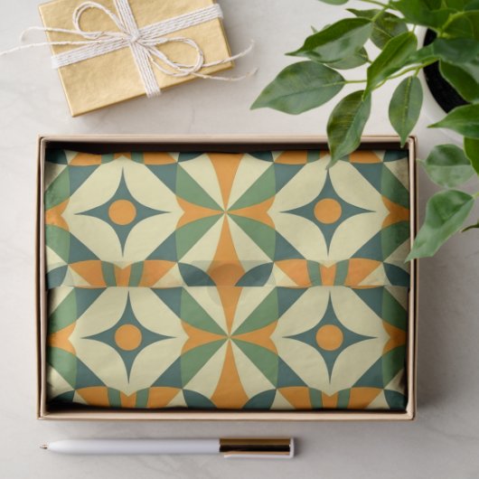 Decorative retro seamless pattern tissuepapier (Geschenk)