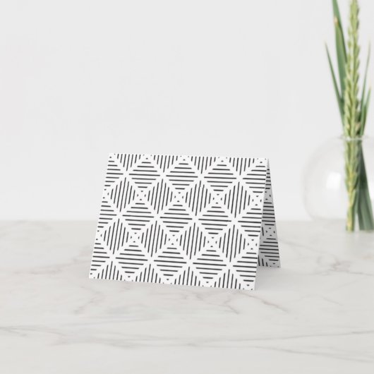 Decorative, Seashell Folded Thank You Card Bedankkaart (Voorkant)