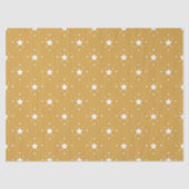Decorative Stars on Gold Background Tissuepapier (Voorkant)