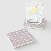 decorative symmetrical geometric pattern coaster stenen onderzetter