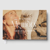 Decorative Typography Photo Sympathy Gastenboek (Voorkant)