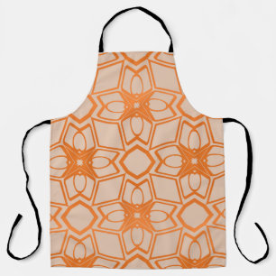 Decorative vintage style seamless geometric patter schort