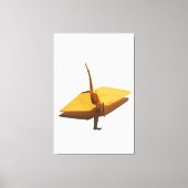 decorative wall art lucky origami crane canvas afdruk (Voorkant)
