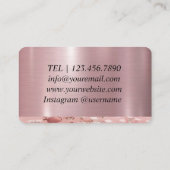 Decorator van de gebeurtenispartij visitekaartje (Achterkant)