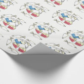 Decorator voor het ompakken van papierhekken cadeaupapier (Hoek)