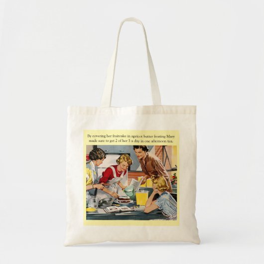 decorcerende kaken tote bag (Voorkant)