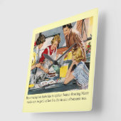  decorcerende kaken vierkante klok (Hoek)