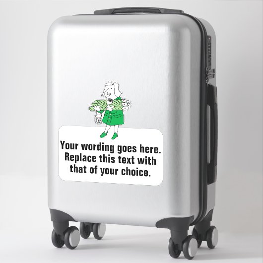 Decorerende stoffen en decorerende stoffen sticker (Koffer)