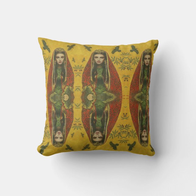  decororatieve Sorceress-kussen Kussen (Voorkant)