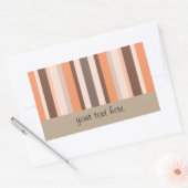 Decorstrepen Rechthoekige Sticker (Envelop)