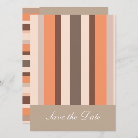 Decorstrepen Save The Date (Voorkant / Achterkant)