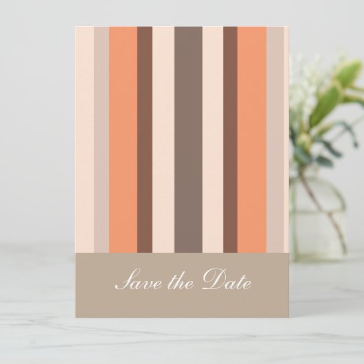 Decorstrepen Save The Date (Staand voorkant)