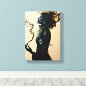 Decortabel ( Instabiliteit ) Canvas Afdruk (Insitu (Houten vloer))