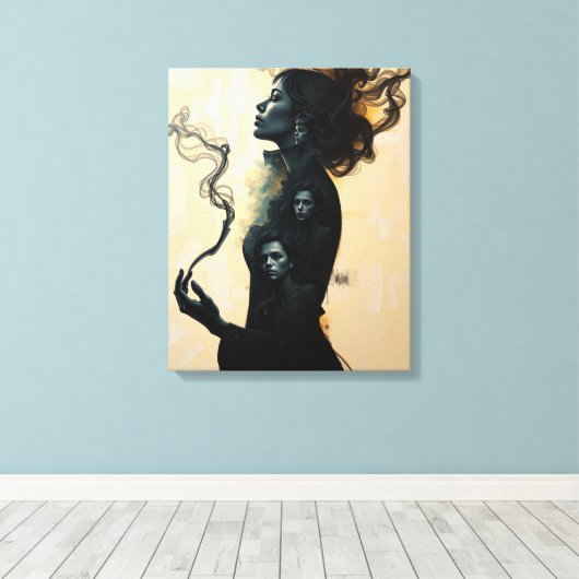 Decortabel ( Instabiliteit ) Canvas Afdruk (Insitu (Houten vloer))