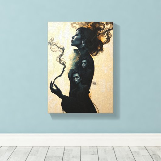 Decortabel ( Instabiliteit ) Canvas Afdruk (Insitu (Houten vloer))