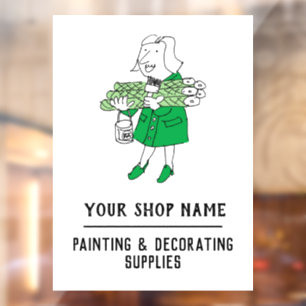 Decorting Supplies Raamsticker