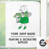 Decorting Supplies Raamsticker (Huis)