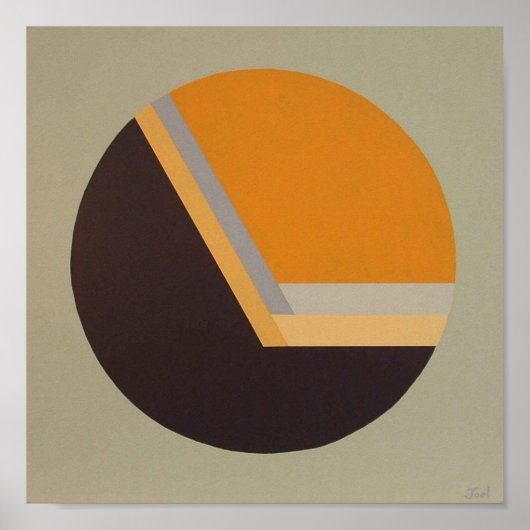 DecoSphere print (10 x 10 inch tangerine) (Voorkant)