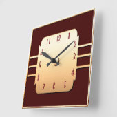 decostijl vierkante klok (Hoek)