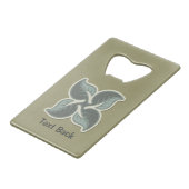 Decotiel 3 creditkaart flessenopener (Achterkant Gekanteld)