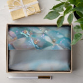 Decouapge Crystal & Jewel Adorned Blauwgroen Slang Tissuepapier (Geschenk)