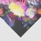 Decoupag3 Skull Bright Flowers Mixed Media Tissuepapier (Detail)