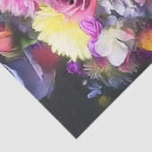 Decoupag3 Skull Bright Flowers Mixed Media Tissuepapier (Detail)