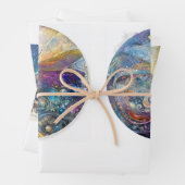 Decoupage 12" cirkelvormige rondes libellen inpakpapier vel (In situ)