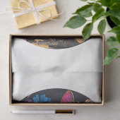 Decoupage 12 inch Dragon Fly Circles Tissuepapier (Geschenk)