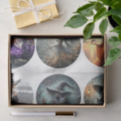 Decoupage 12 Witch Coaster Set 4" Circle Designs  Tissuepapier (Geschenk)