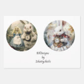 Decoupage 12inch Rounds Fantasyland Wonderland Inpakpapier Vel (Voorkant 2)