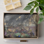 Decoupage 12x16 Canvas Weelderige Paarden Tissuepapier (Geschenk)