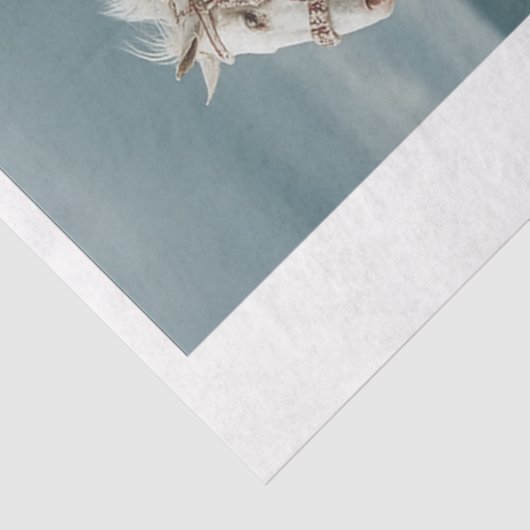 Decoupage 12x16 Native American Indian Designs Tissuepapier (Detail)