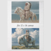 Decoupage 12x16 Native American Indian Designs Tissuepapier (Voorkant)