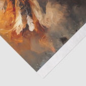 Decoupage 12x16 Paard Duo Hengst Zuidwesters  Tissuepapier (Detail)