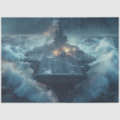 Decoupage 250ste Amerikaanse vliegdekschip Storm Tissuepapier (Voorkant)